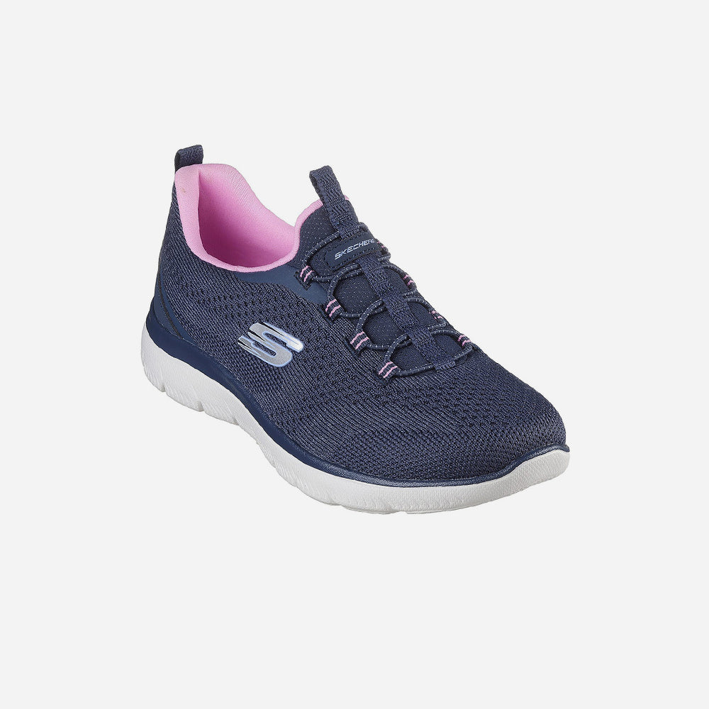 Giày Sneaker Nữ Skechers Summits - Xanh Navy - Supersports Vietnam