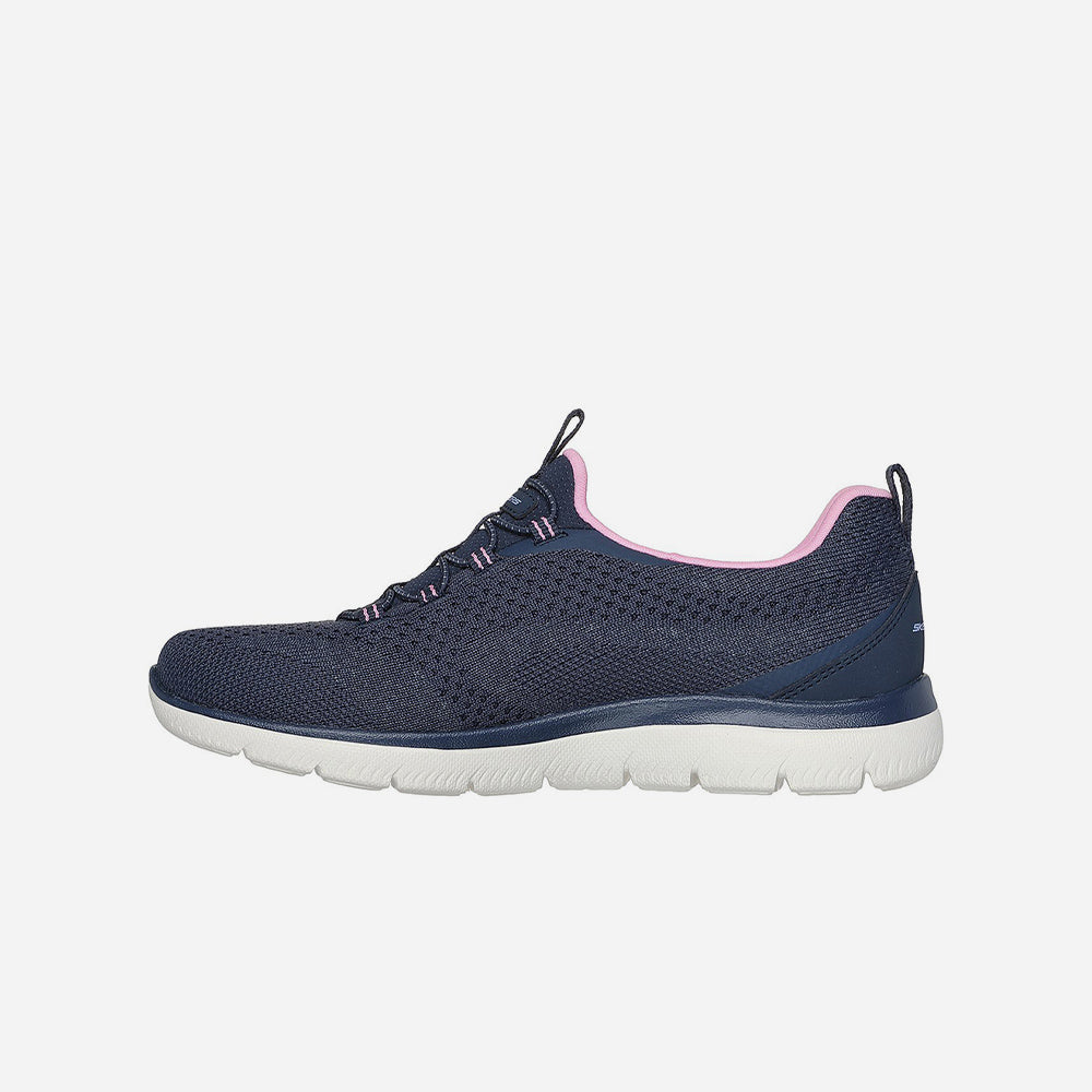 Giày Sneaker Nữ Skechers Summits - Xanh Navy - Supersports Vietnam