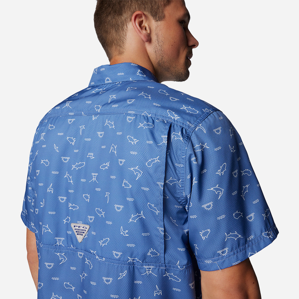 Áo Sơ Mi Tay Ngắn Nam Columbia Super Slack Tide™ Camp - Xanh Dương - Supersports Vietnam