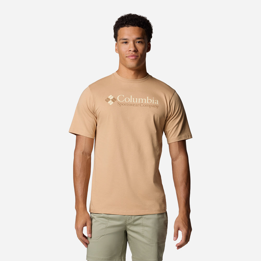Áo Thun Nam Columbia Csc Basic Logo™ Short Sleeve: Vải Cotton Mềm Mại