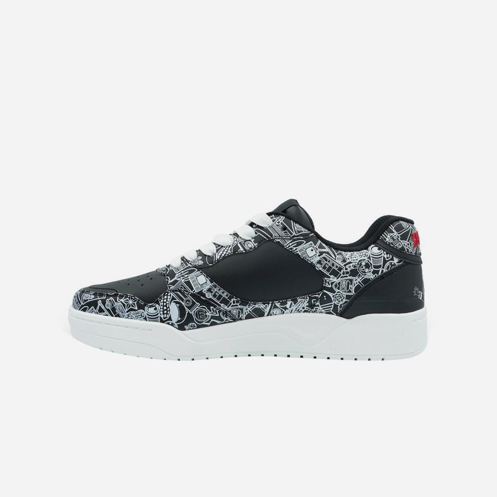 Giày Sneaker Unisex Skechers Koopa - Đen - Supersports Vietnam