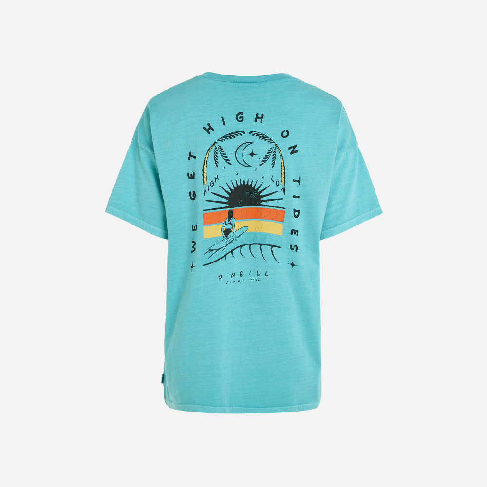 Áo Thun Nữ O'Neill Beach Vintage High On Tides - Xanh Dương - Supersports Vietnam