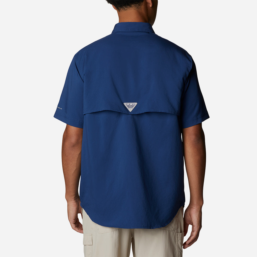Áo Sơ Mi Ngắn Tay Nam Columbia Pfg Blood And Guts™ Iv Woven - Xanh Dương - Supersports Vietnam