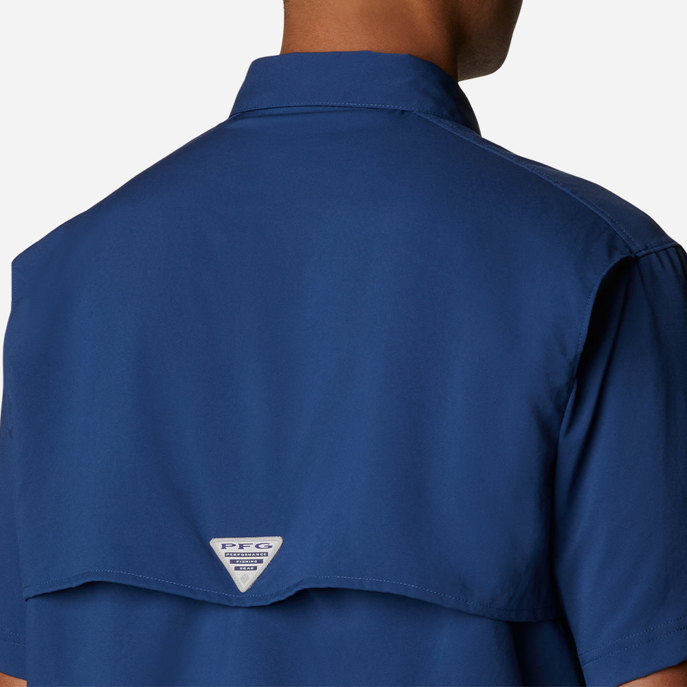 Áo Sơ Mi Ngắn Tay Nam Columbia Pfg Blood And Guts™ Iv Woven - Xanh Dương - Supersports Vietnam