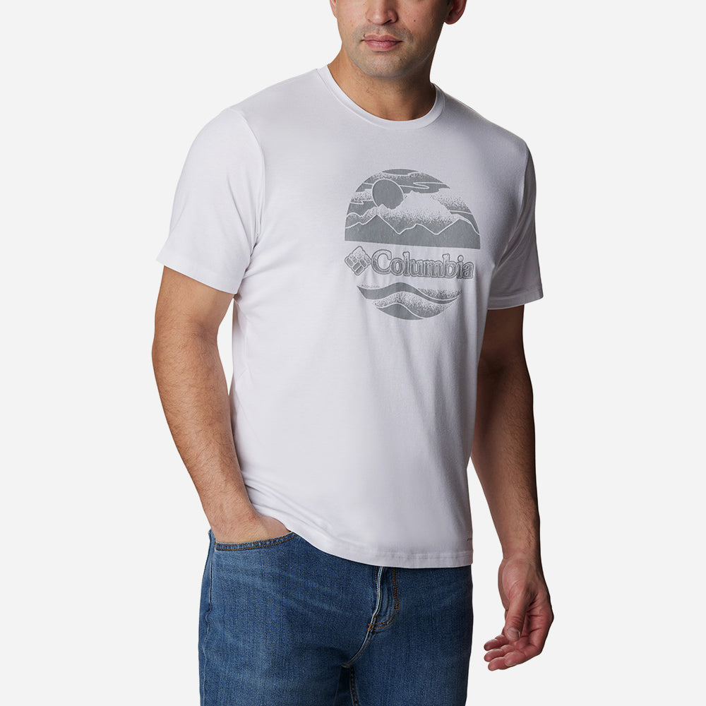Áo Thun Nam Columbia Men'S Sun Trek™ Graphic - Trắng - Supersports Vietnam