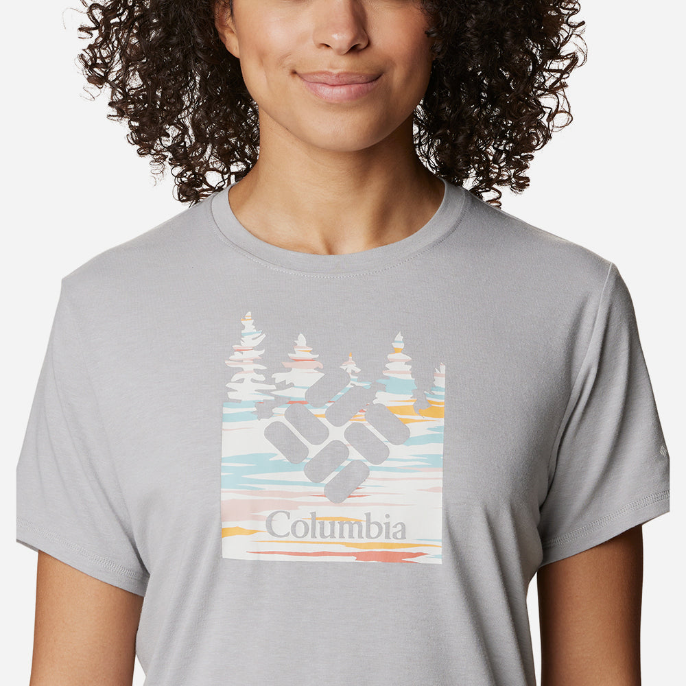 Áo Thun Nữ Columbia Sun Trek™ - Xám - Supersports Vietnam