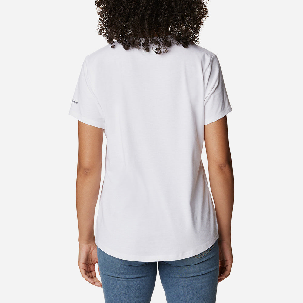 Áo Thun Nữ Columbia Sun Trek™ - Trắng - Supersports Vietnam