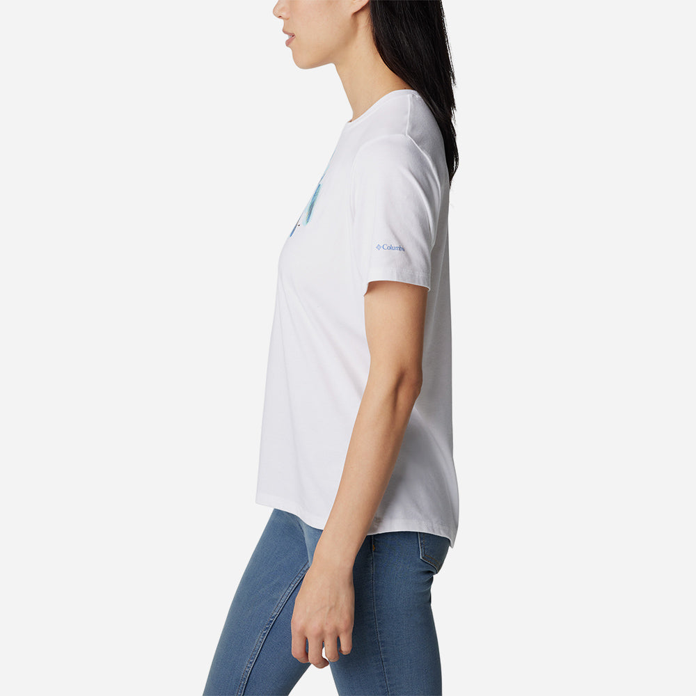 Áo Thun Nữ Columbia Sun Trek™ Graphic - Trắng - Supersports Vietnam