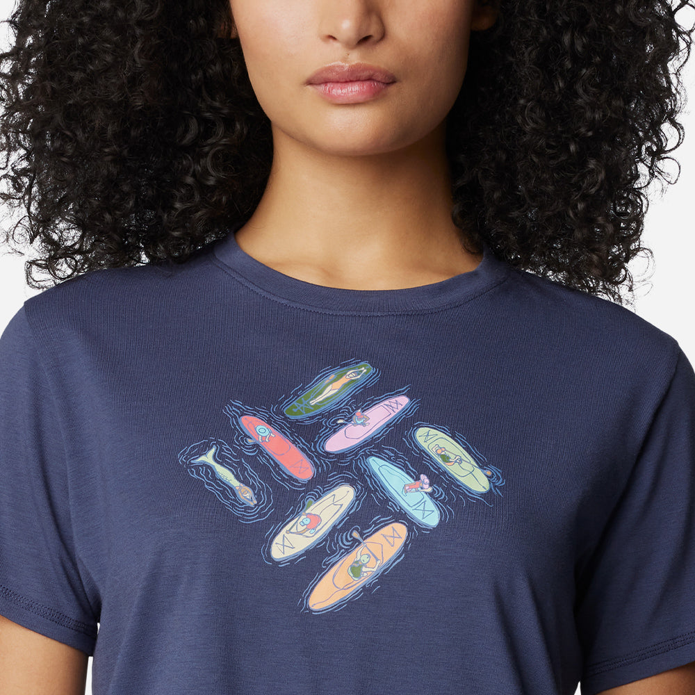 Áo Thun Nữ Columbia Sun Trek™ Graphic - Tím - Supersports Vietnam