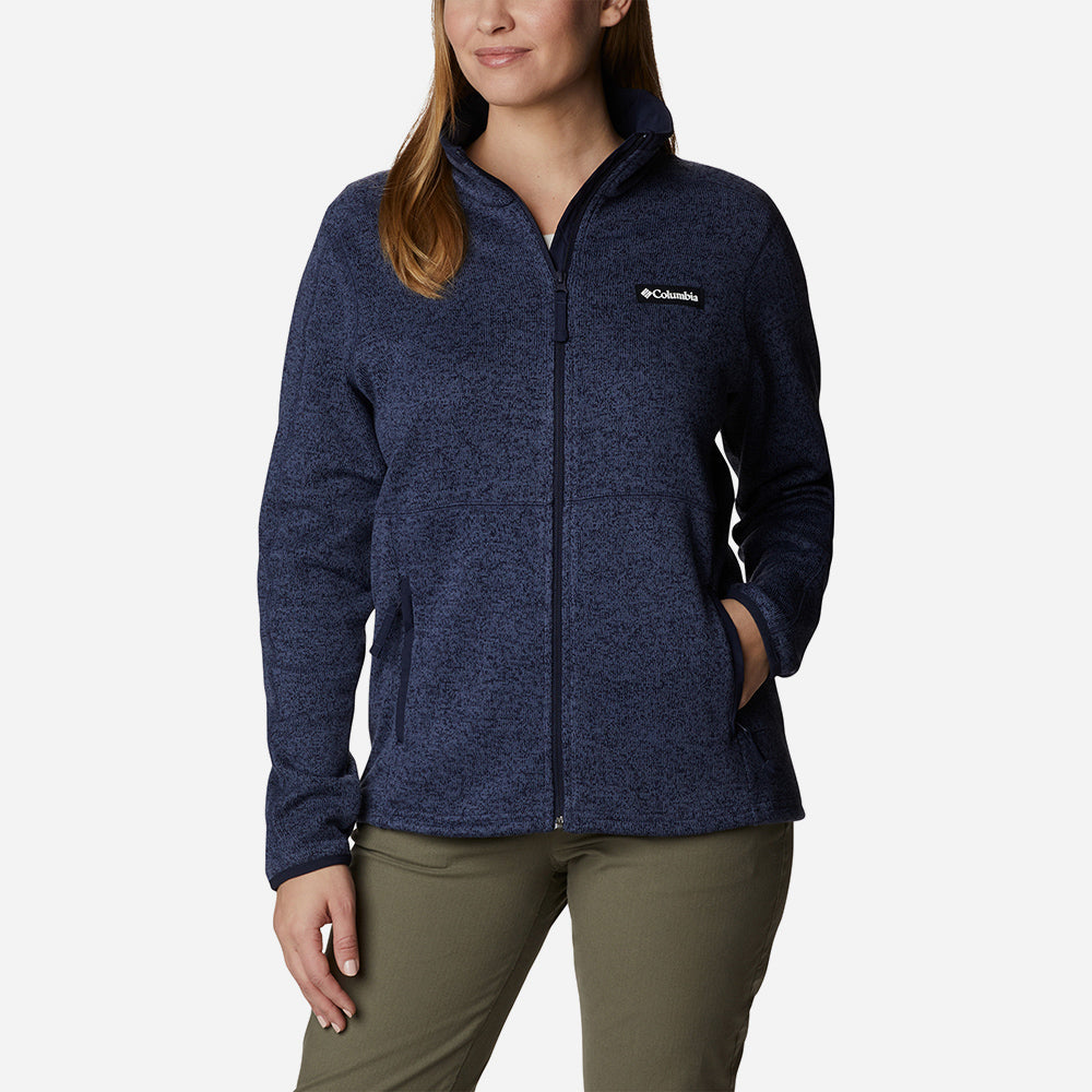 Áo Khoác Nữ Columbia W Sweater Weather™ Full Zip - Xanh Navy - Supersports Vietnam