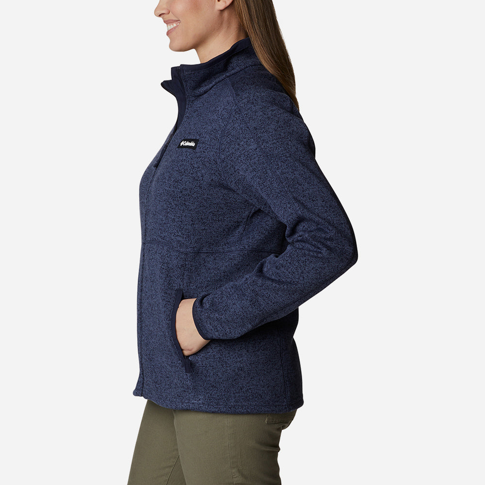 Áo Khoác Nữ Columbia W Sweater Weather™ Full Zip - Xanh Navy - Supersports Vietnam