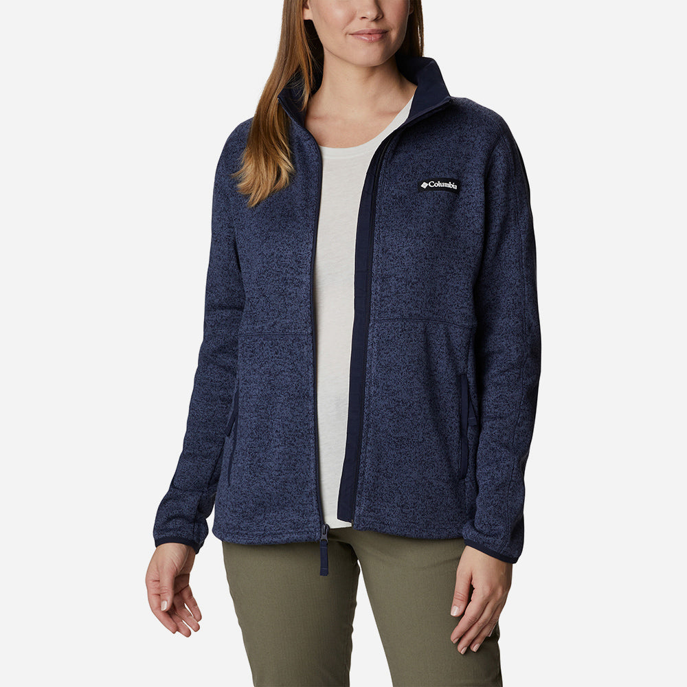Áo Khoác Nữ Columbia W Sweater Weather™ Full Zip - Xanh Navy - Supersports Vietnam