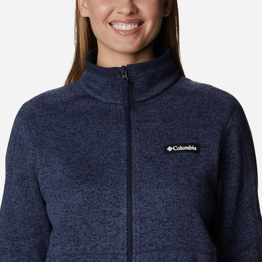 Áo Khoác Nữ Columbia W Sweater Weather™ Full Zip - Xanh Navy - Supersports Vietnam