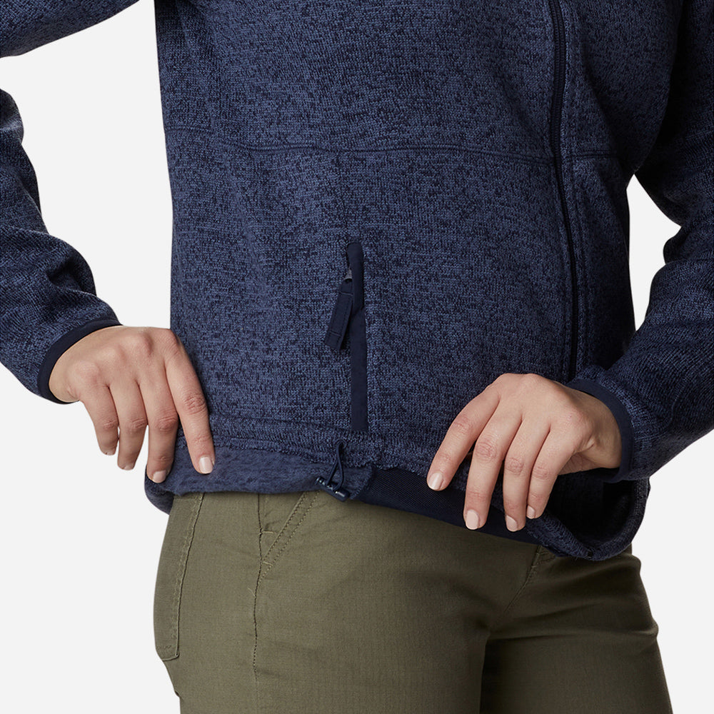 Áo Khoác Nữ Columbia W Sweater Weather™ Full Zip - Xanh Navy - Supersports Vietnam