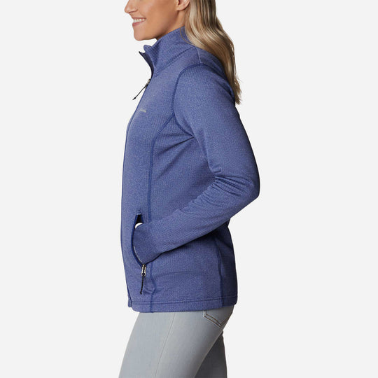 Áo Khoác Nhanh Khô Nữ Columbia W Park View™ Grid Fleece Full Zip - Xanh Dương