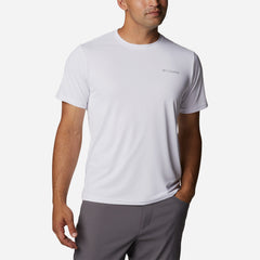 Áo Thun Ngắn Tay Nhanh Khô Nam Columbia Hike™ Crew - Trắng - Supersports Vietnam
