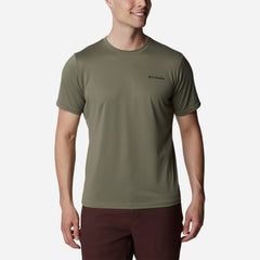 Áo Thun Ngắn Tay Nhanh Khô Nam Columbia Hike™ Crew - Xanh Quân Đội - Supersports Vietnam