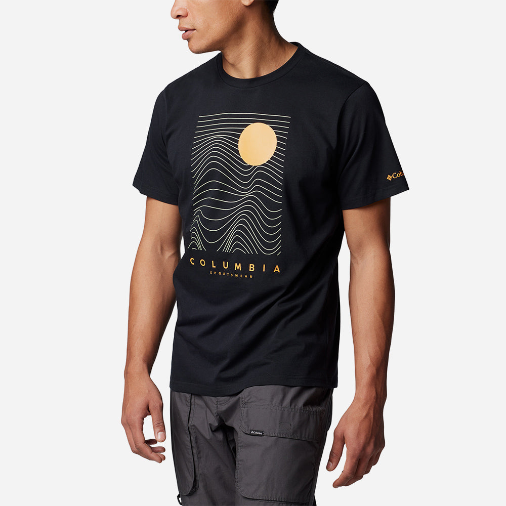 Áo Thun Nam Columbia Csc™ Seasonal Logo - Đen - Supersports Vietnam