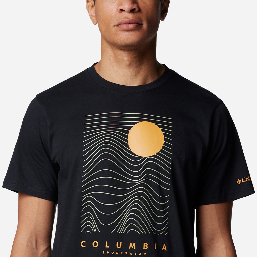 Áo Thun Nam Columbia Csc™ Seasonal Logo - Đen - Supersports Vietnam