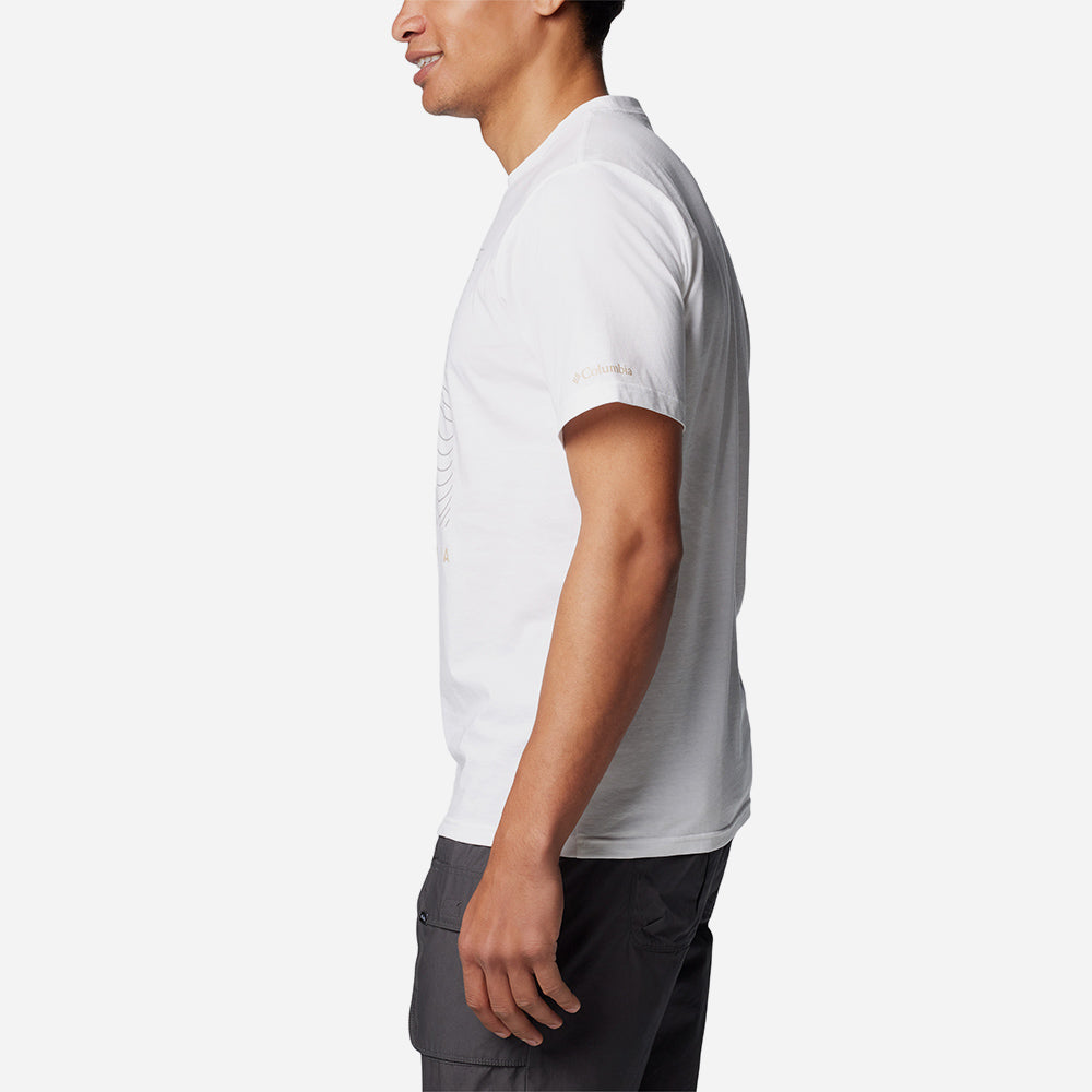 Áo Thun Nam Columbia Csc™ Seasonal Logo - Trắng - Supersports Vietnam