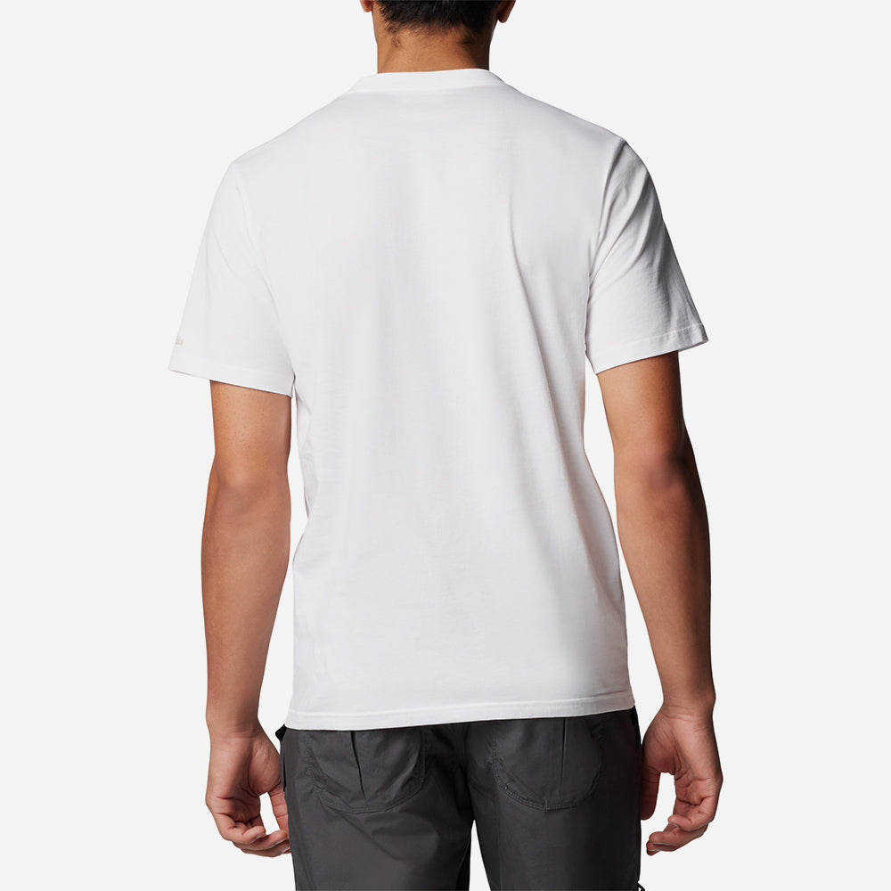 Áo Thun Nam Columbia Csc™ Seasonal Logo - Trắng - Supersports Vietnam