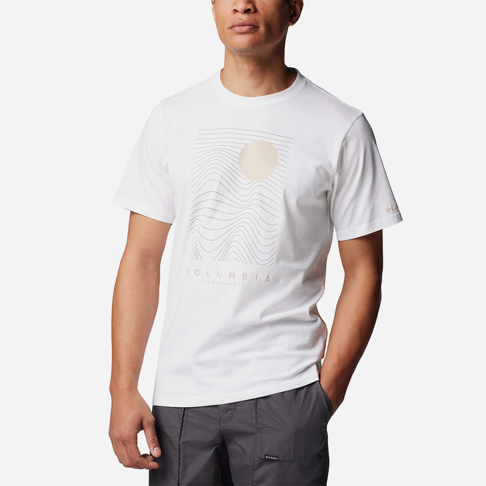 Áo Thun Nam Columbia Csc™ Seasonal Logo - Trắng - Supersports Vietnam