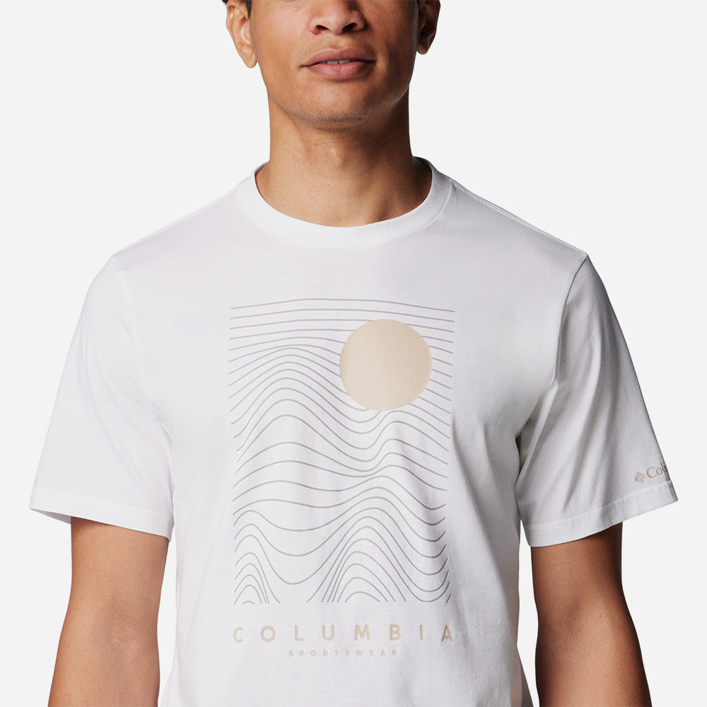 Áo Thun Nam Columbia Csc™ Seasonal Logo - Trắng - Supersports Vietnam