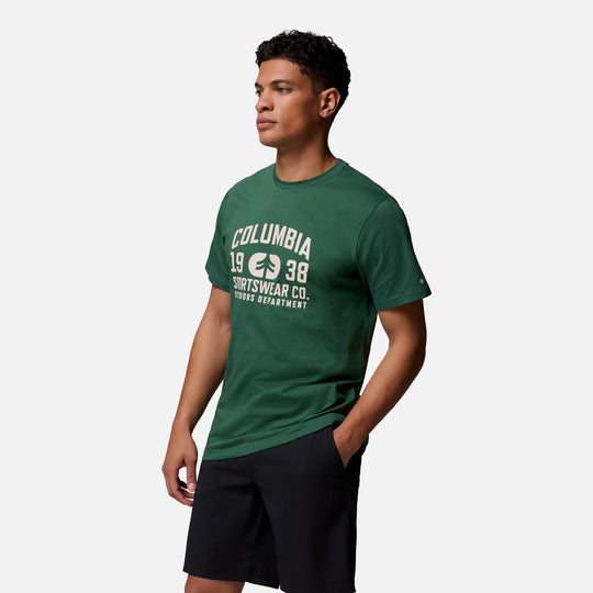Áo Thun Nam Columbia Csc™ Seasonal Logo - Xanh Lá