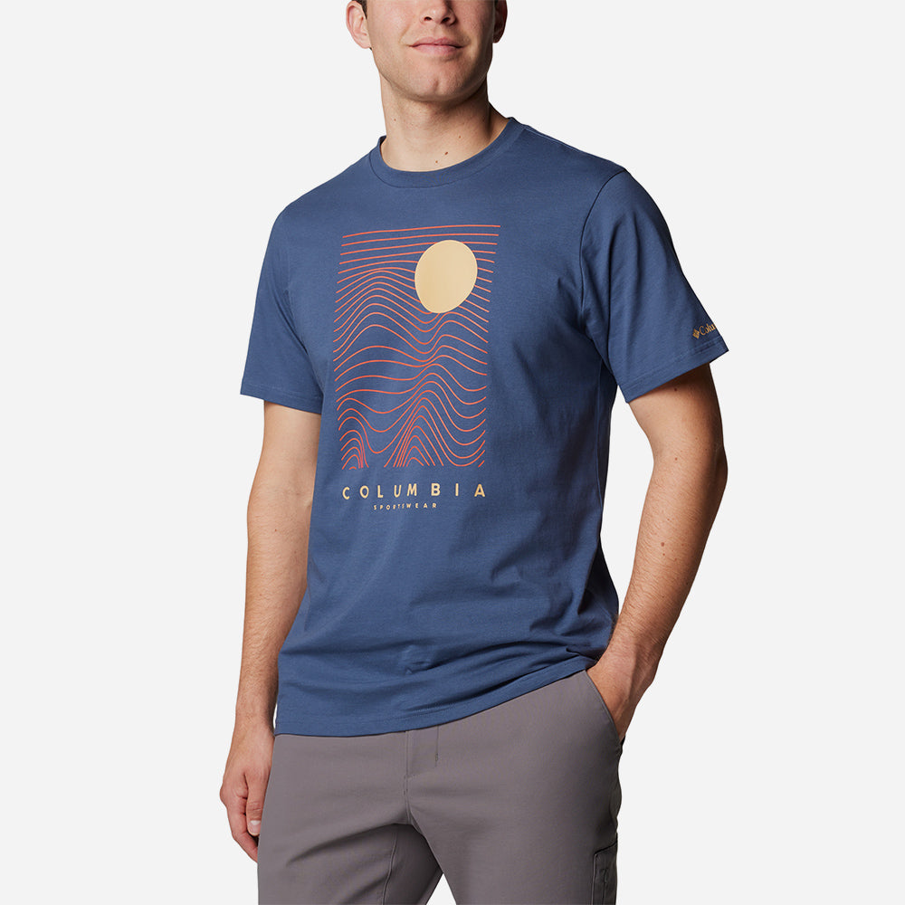 Áo Thun Nam Columbia Csc™ Seasonal Logo - Xanh Dương - Supersports Vietnam
