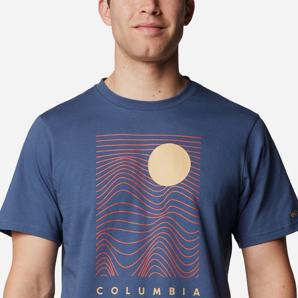 Áo Thun Nam Columbia Csc™ Seasonal Logo - Xanh Dương - Supersports Vietnam