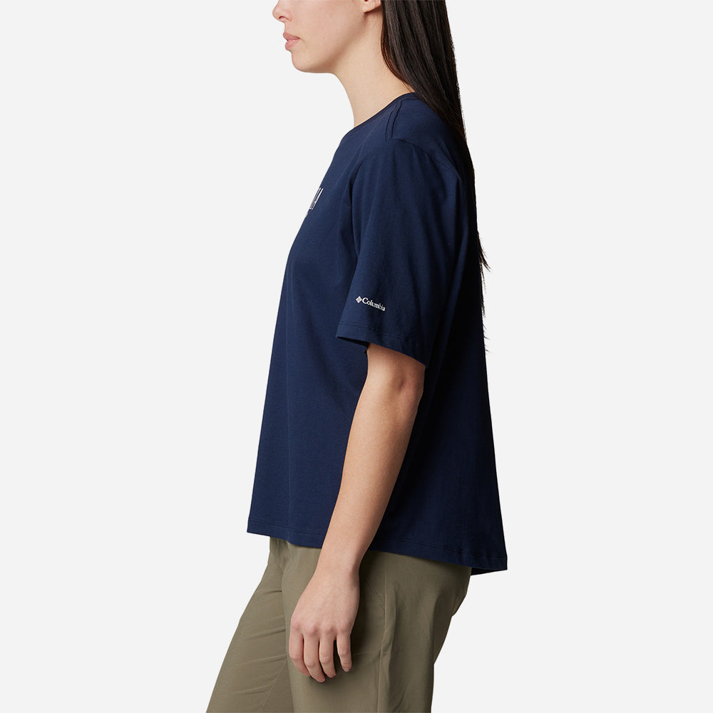 Áo Thun Nữ Columbia North Cascades™ Relaxed - Xanh Navy - Supersports Vietnam