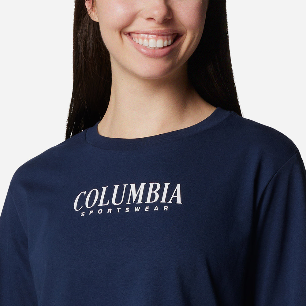 Áo Thun Nữ Columbia North Cascades™ Relaxed - Xanh Navy - Supersports Vietnam
