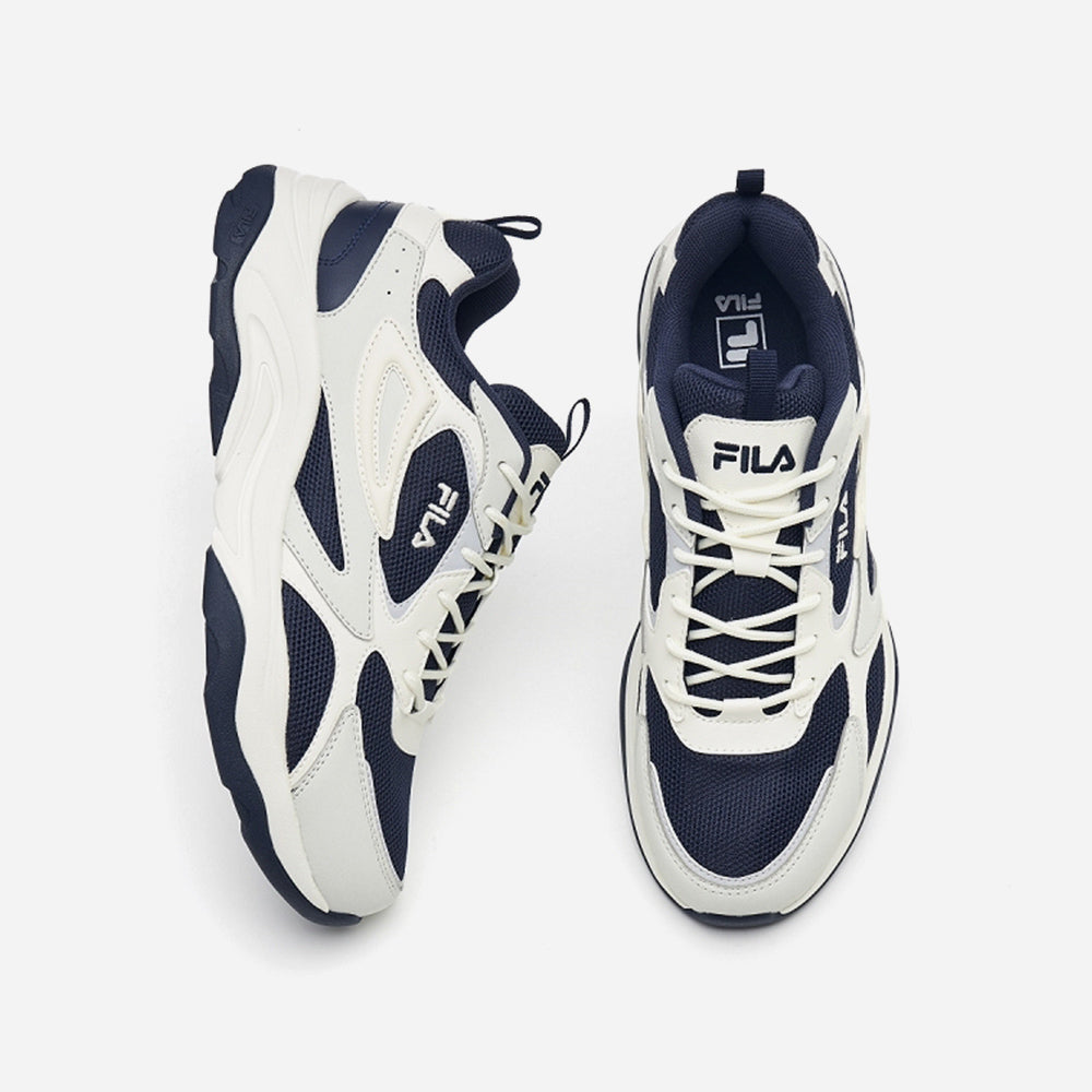Giày Sneaker Unisex Fila Ray Bumper - Xanh Navy - Supersports Vietnam