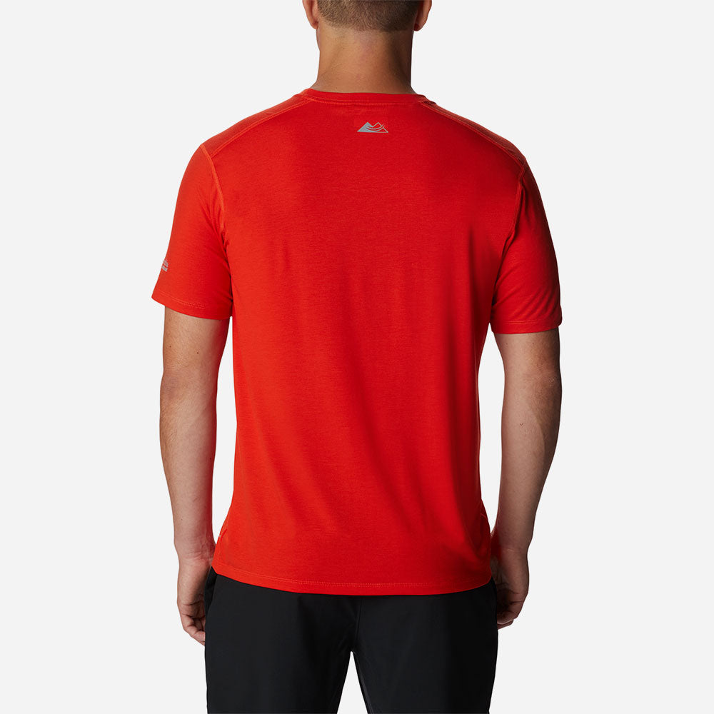 Áo Thun Ngắn Tay Nam Columbia Endless Trail™ Running Tech - Đỏ - Supersports Vietnam