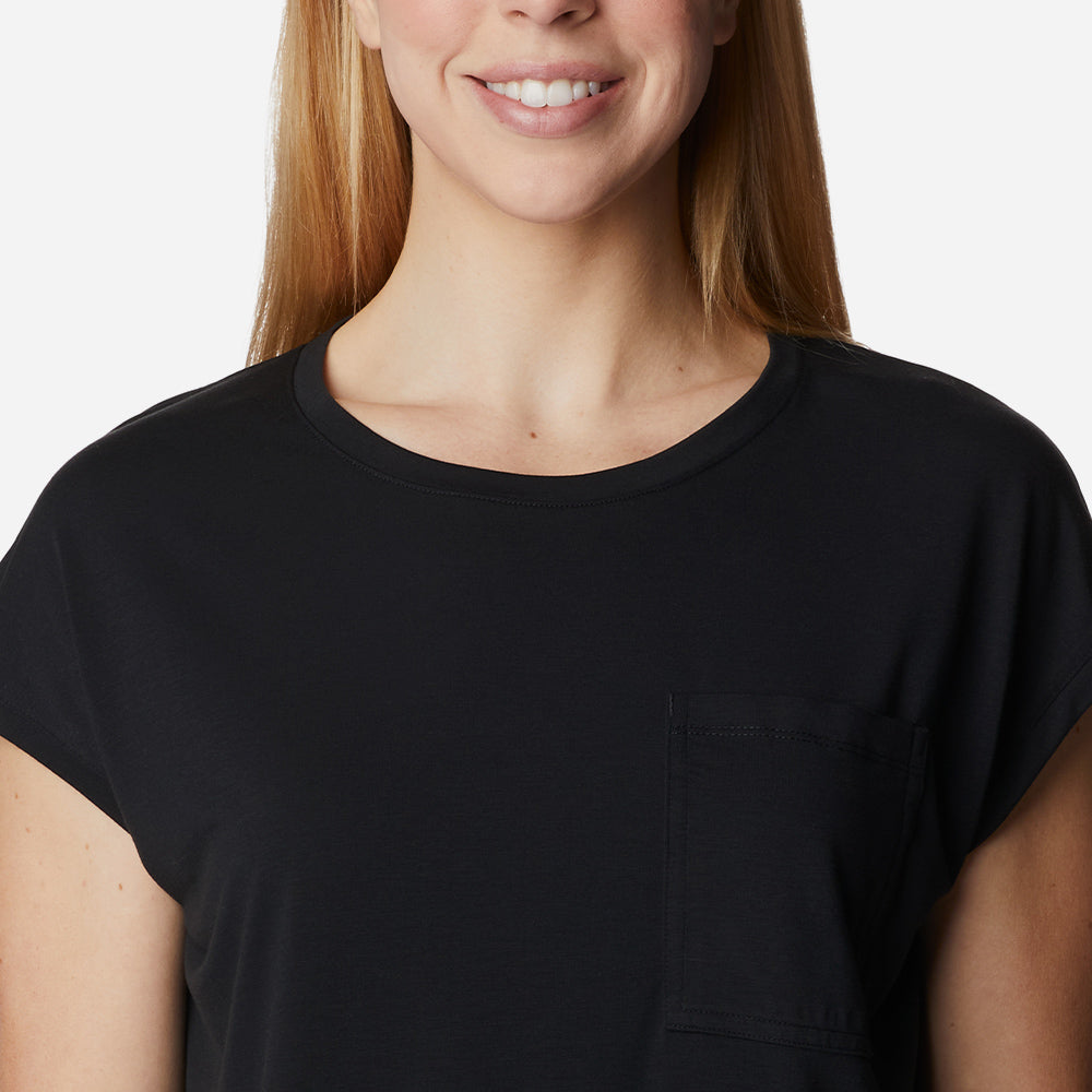 Áo Thun Ngắn Tay Nữ Columbia Boundless Trek™ - Đen - Supersports Vietnam