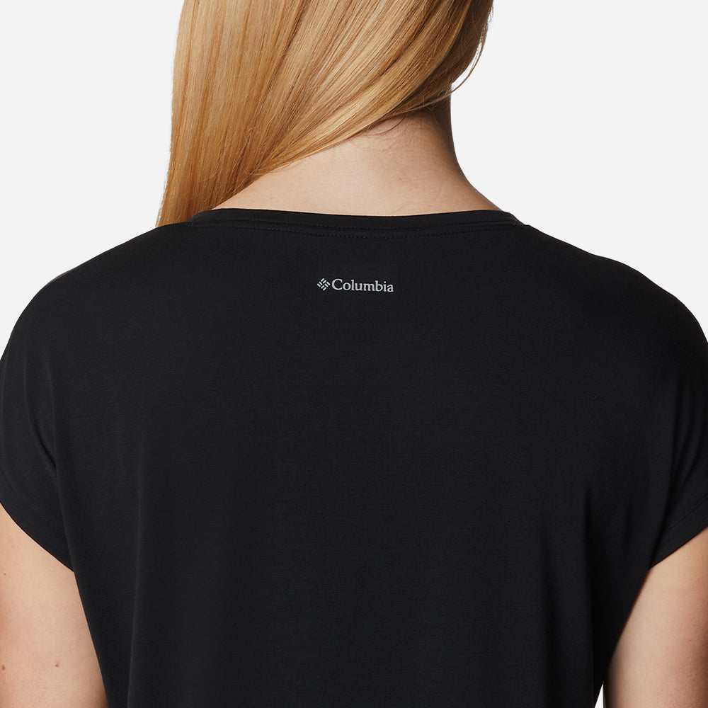Áo Thun Ngắn Tay Nữ Columbia Boundless Trek™ - Đen - Supersports Vietnam
