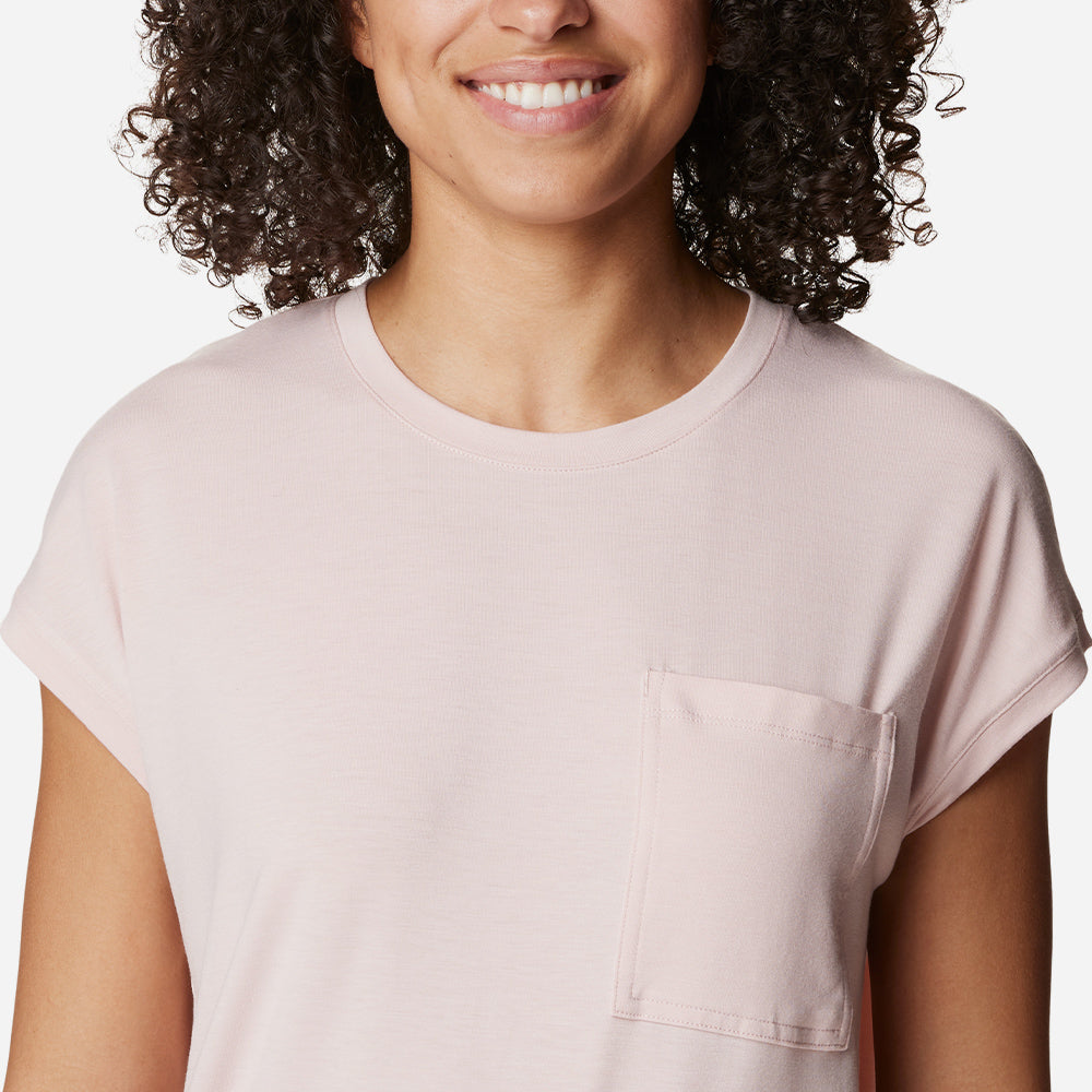 Áo Thun Tay Ngắn Nữ Columbia Boundless Trek™ - Hồng - Supersports Vietnam