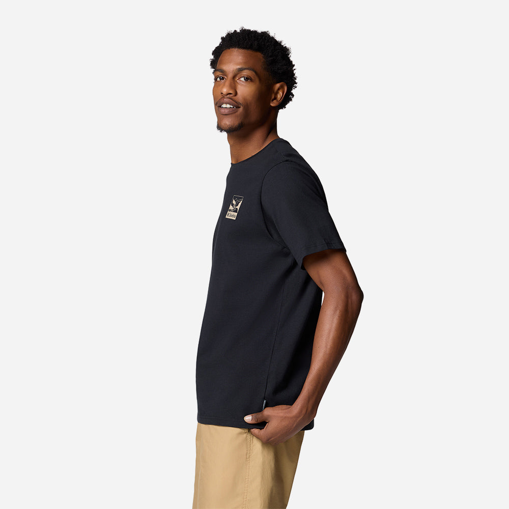 Áo Thun Tay Ngắn Nam Columbia Explorers Canyon™ Back Short Sleeve - Đen - Supersports Vietnam