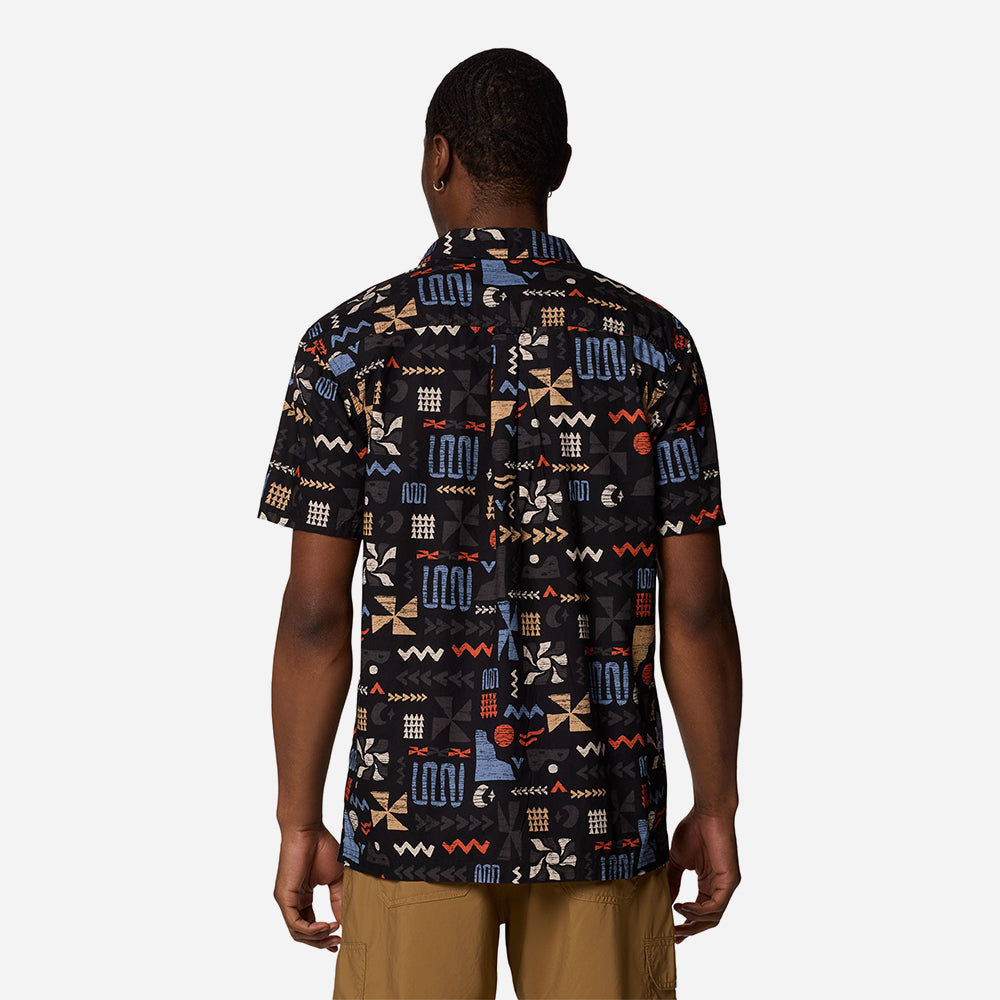 Áo Sơ Mi Tay Ngắn Nam Columbia Pine Canyon™ Short Sleeve - Đen - Supersports Vietnam