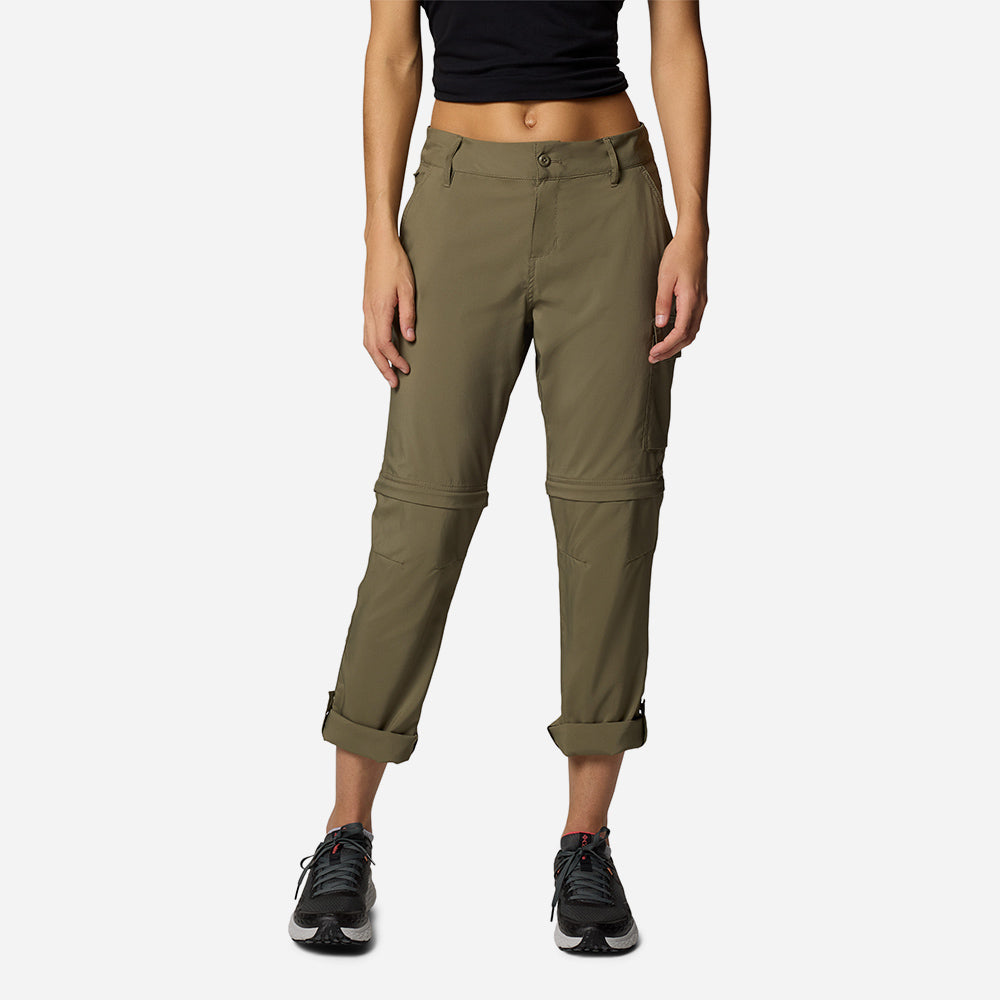 Quần Dài Thể Thao Nữ Columbia Silver Ridge Utility™ Convertible - Xanh Quân Đội - Supersports Vietnam