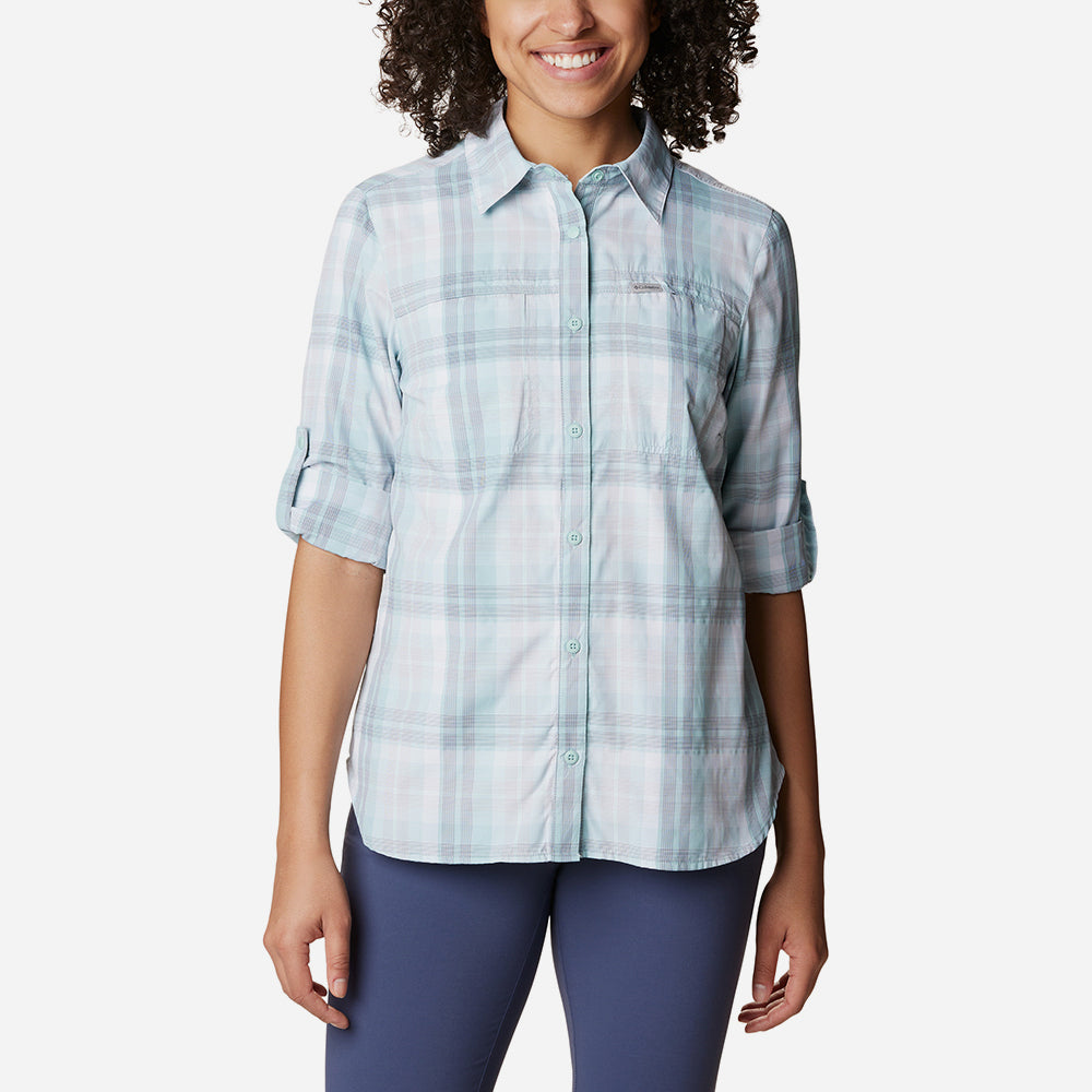 Áo Sơ Mi Tay Dài Nữ Columbia Silver Ridge™ 3.0 - Xanh Dương - Supersports Vietnam