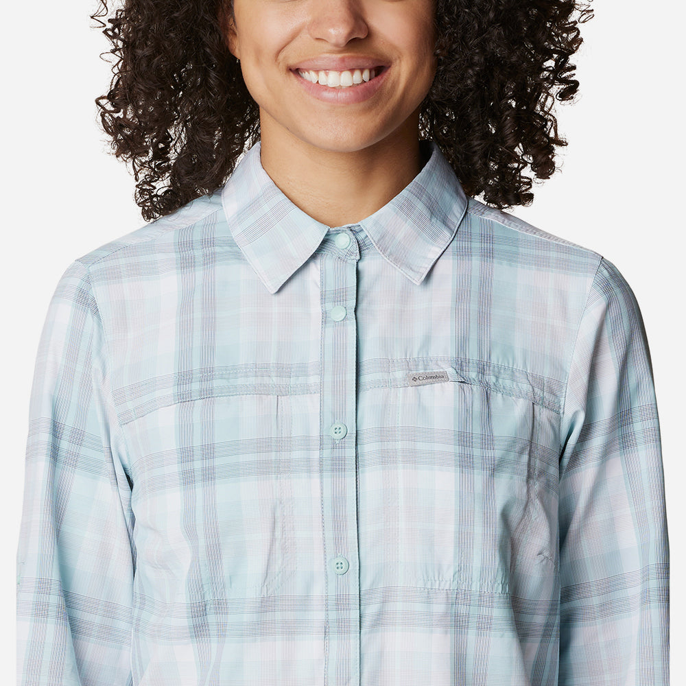 Áo Sơ Mi Tay Dài Nữ Columbia Silver Ridge™ 3.0 - Xanh Dương - Supersports Vietnam