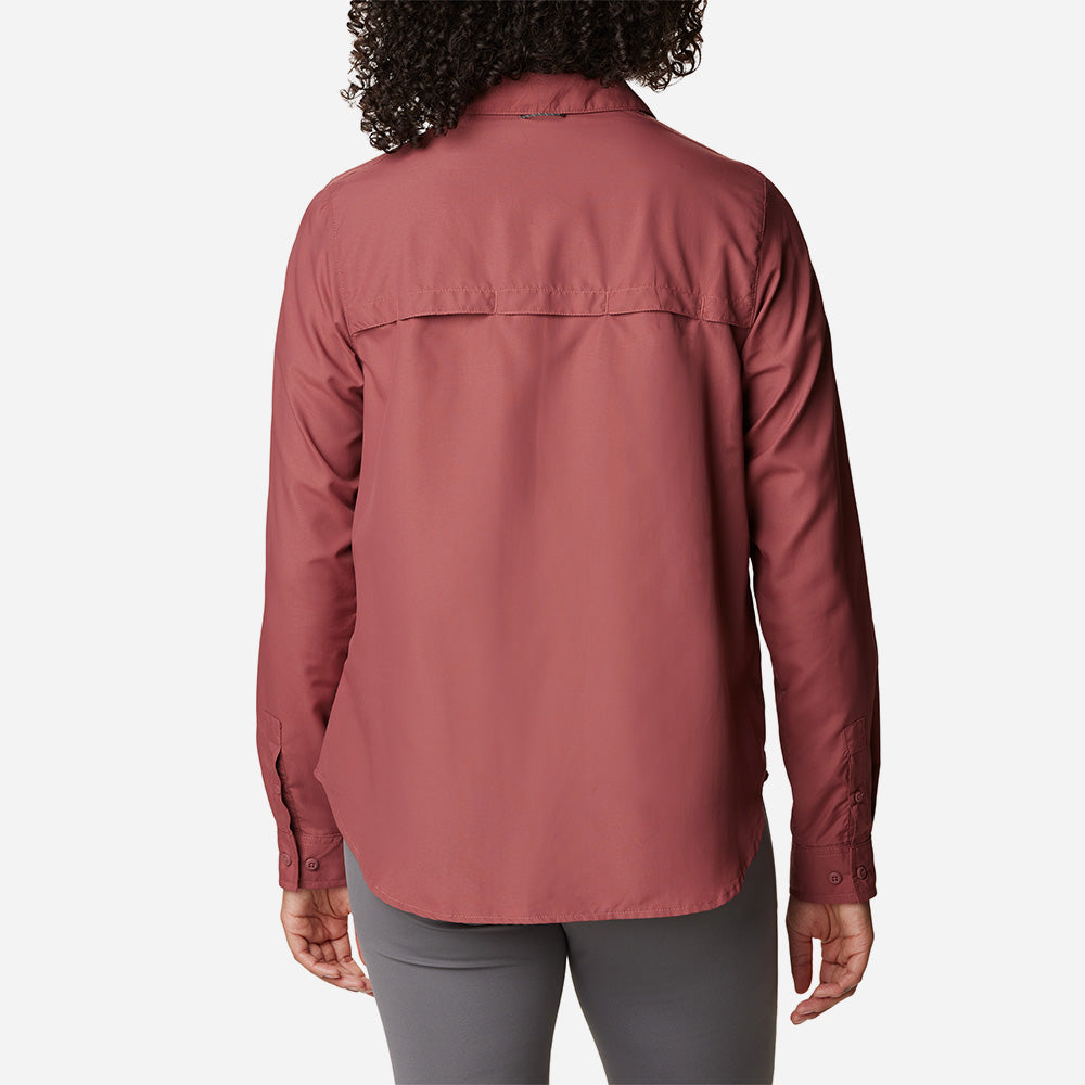 Áo Sơ Mi Dài Tay Nữ Columbia Silver Ridge™ 3.0 - Đỏ - Supersports Vietnam