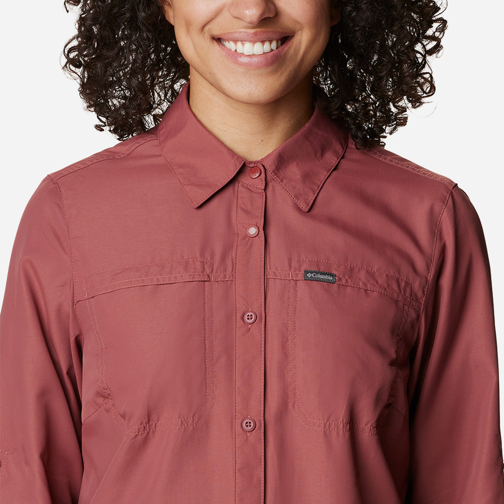 Áo Sơ Mi Dài Tay Nữ Columbia Silver Ridge™ 3.0 - Đỏ - Supersports Vietnam