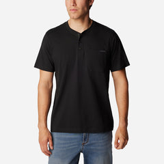 Áo Thun Nam Columbia Landroamer™ Sleeve Henley - Đen - Supersports Vietnam