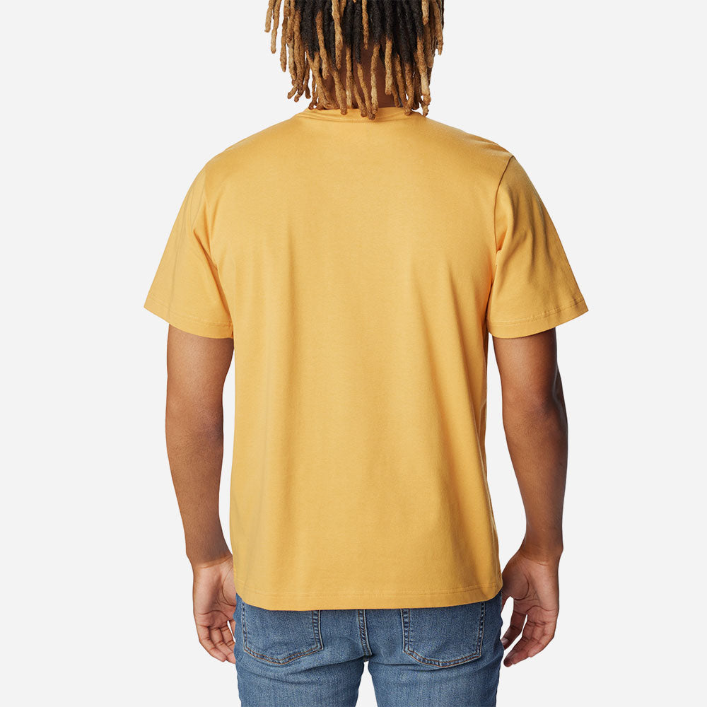 Áo Thun Tay Ngắn Nam Columbia Landroamer™ Short Sleeve Henley - Vàng - Supersports Vietnam