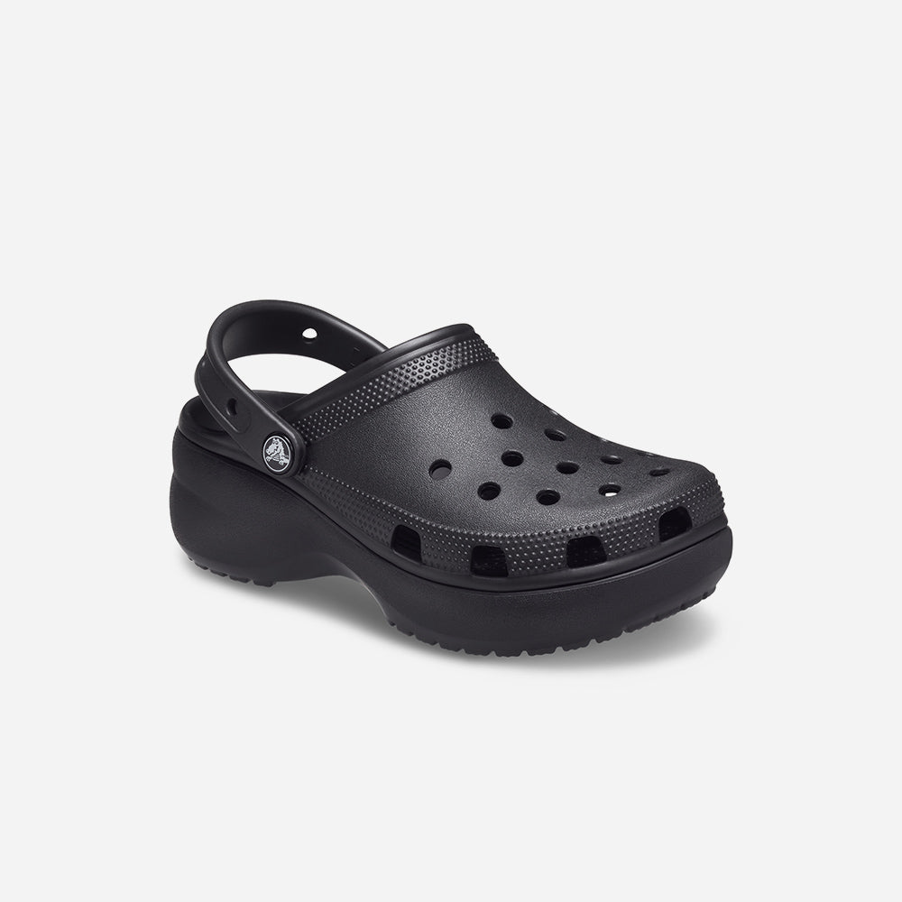 Giày Clog Nữ Crocs Classic Platform - Đen - Supersports Vietnam