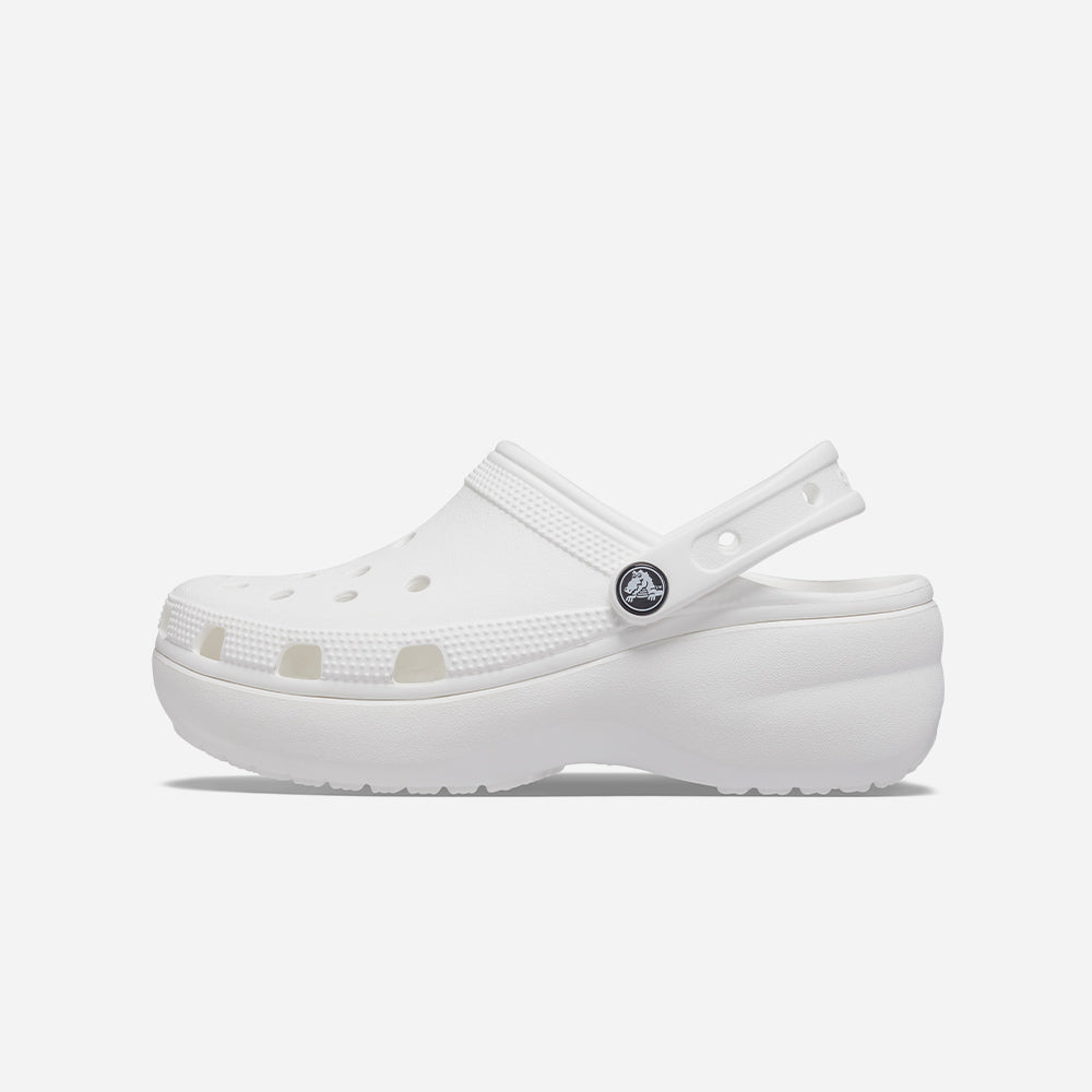 Giày Clog Nữ Crocs Classic Platform White - Trắng - Supersports Vietnam