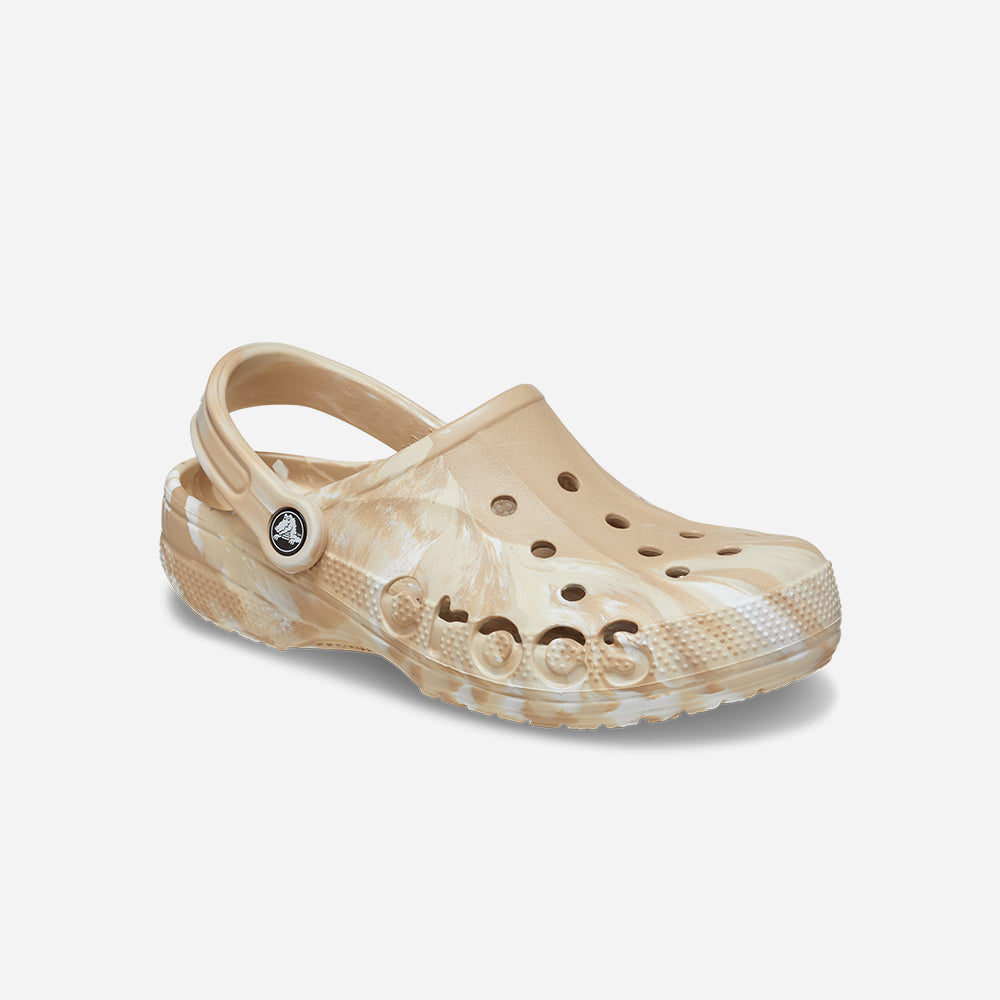 Giày Clog Unisex Crocs Baya Marbled - Nâu - Supersports Vietnam