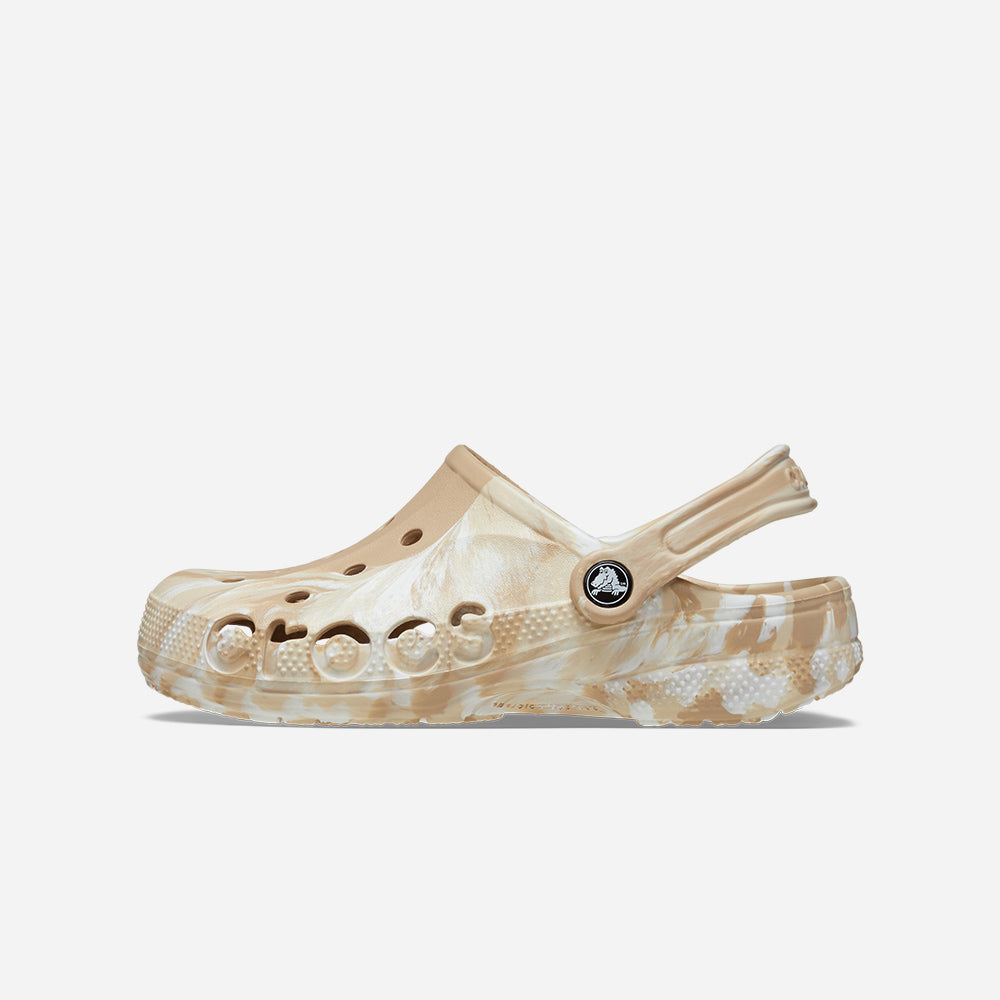 Giày Clog Unisex Crocs Baya Marbled - Nâu - Supersports Vietnam
